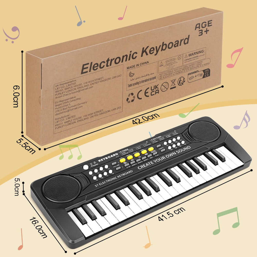M SANMERSEN Kid Keyboard Piano gift-ready packaging makes a thoughtful present.