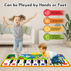 M SANMERSEN Foldable piano mat for easy storage and travel
