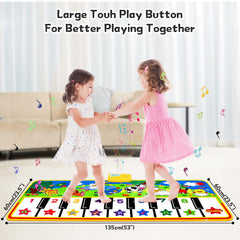 M SANMERSEN soft non-toxic fabric keeps play safe on the floor