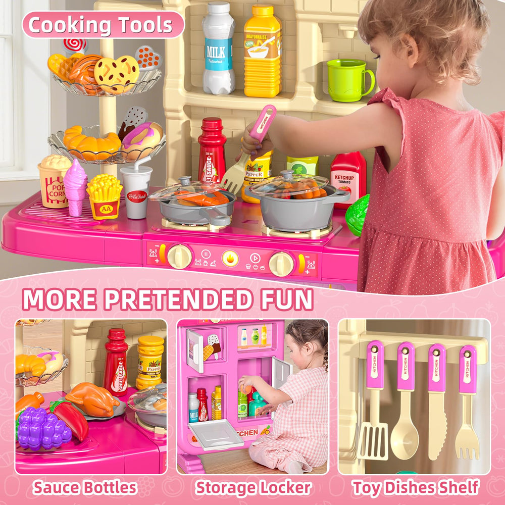 MSKOLER electric stove with light and sound for immersive cooking role-play.