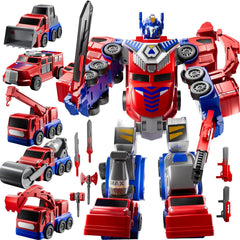 MSKOLER five-in-one robot transform showcases versatile forms for imaginative play