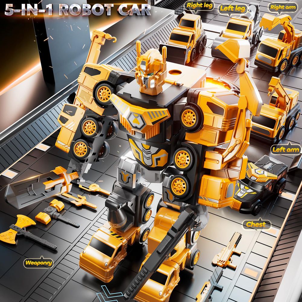 MSKOLER gift-ready robot vehicle set ideal for birthdays