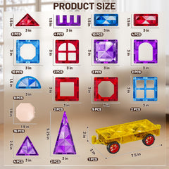 MSKOLER magnetism blocks tiles colorful pieces inspire exploration.