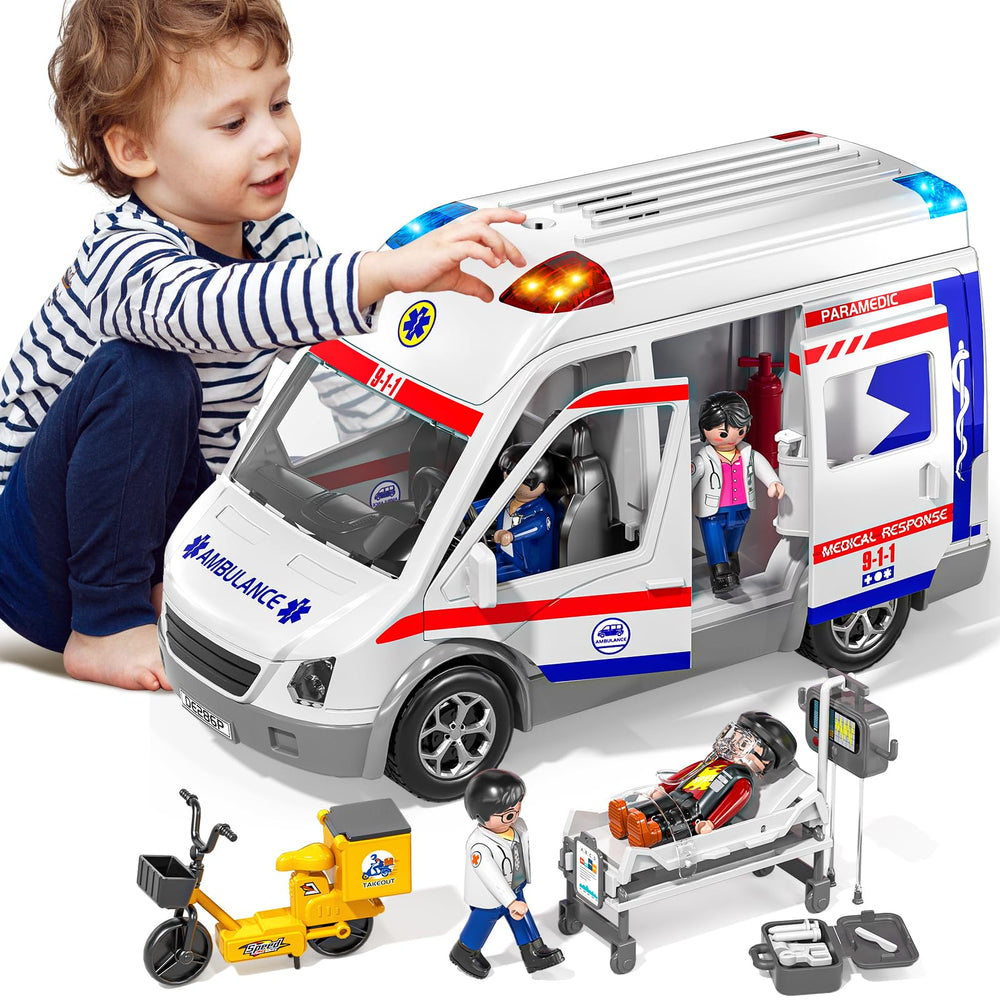 MSKOLER Gift Set Ambulance suits birthdays and holidays.