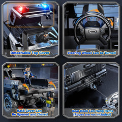 MSKOLER police car toy figures included add role-play opportunities