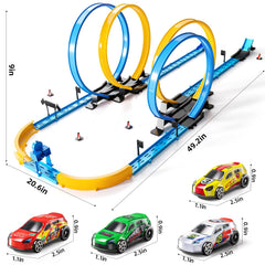 MSKOLER race track in action shows interactive racing fun