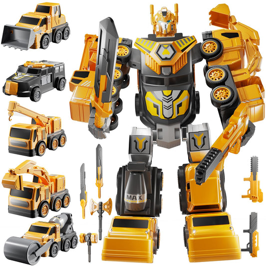 MSKOLER transforming robot toy with five modes for creative play