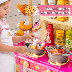 MSKOLER sink with running water for realistic washing play and fine motor practice.