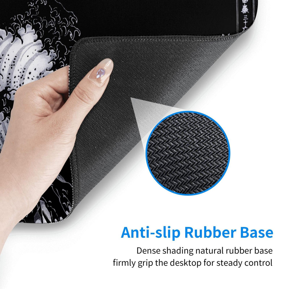Non-slip rubber base keeps MTG Playmat steady during intense matches.