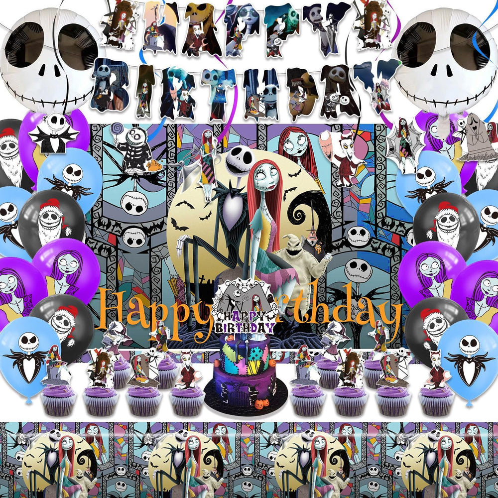 Mtgluk birthday banner featuring wizard-pirate design for an easy party centerpiece