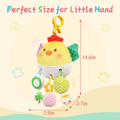 MTTIERY baby-safe mirror fosters self-awareness and tracking.
