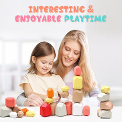 MTTIERY stackable stones help kids develop patience and spatial awareness.