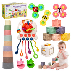 MTTIERY pull-string toy boosts grasping and sensory play for babies.