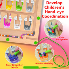 MTYOKILN Wooden construction and water-based paint ensure durable, kid-safe play.