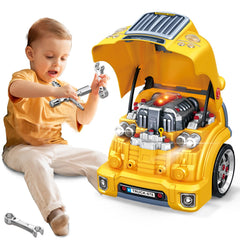 MUGEYMYD large truck engine toy front view for imaginative play and discovery.