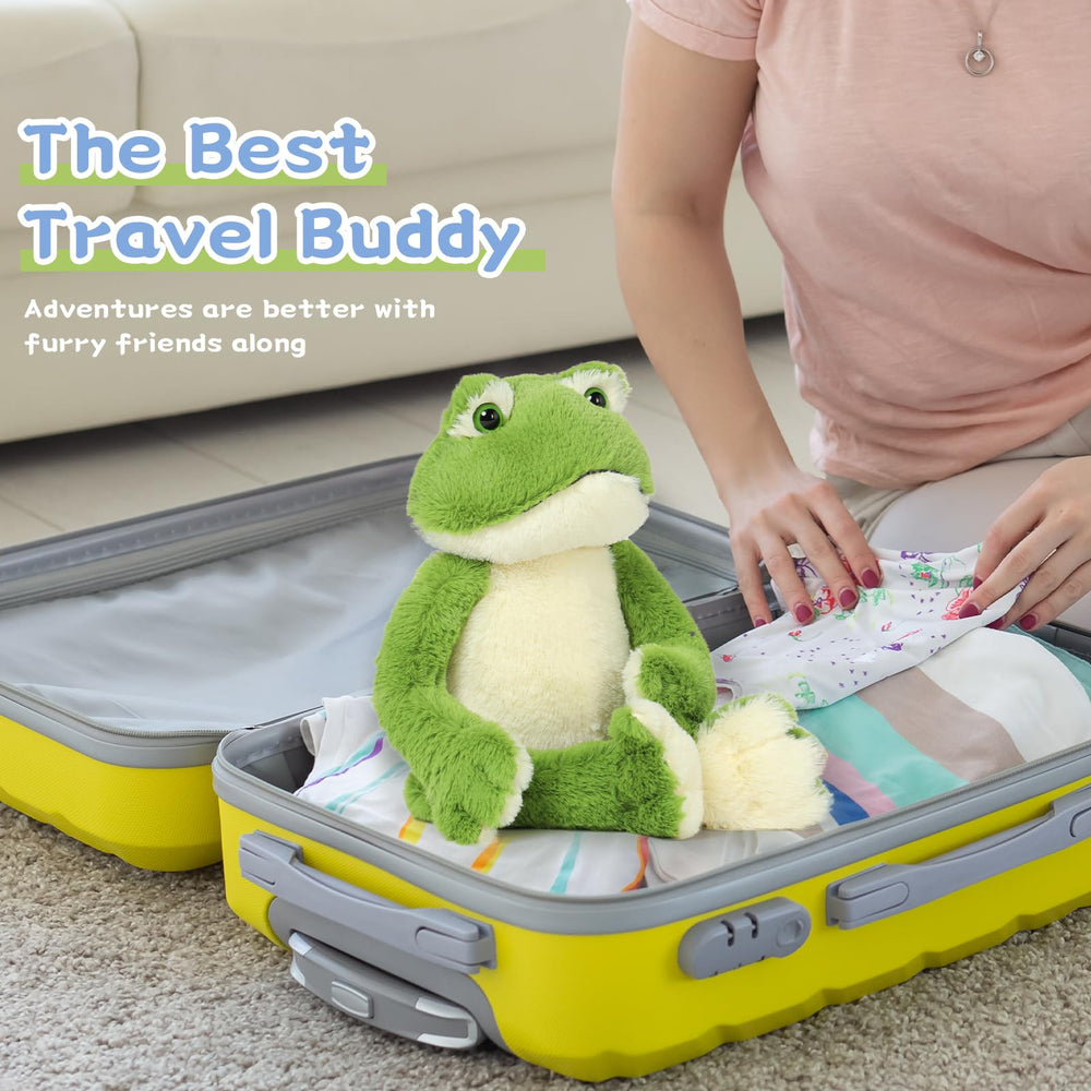 Muiteiur frog plush durable stitching for safe active play