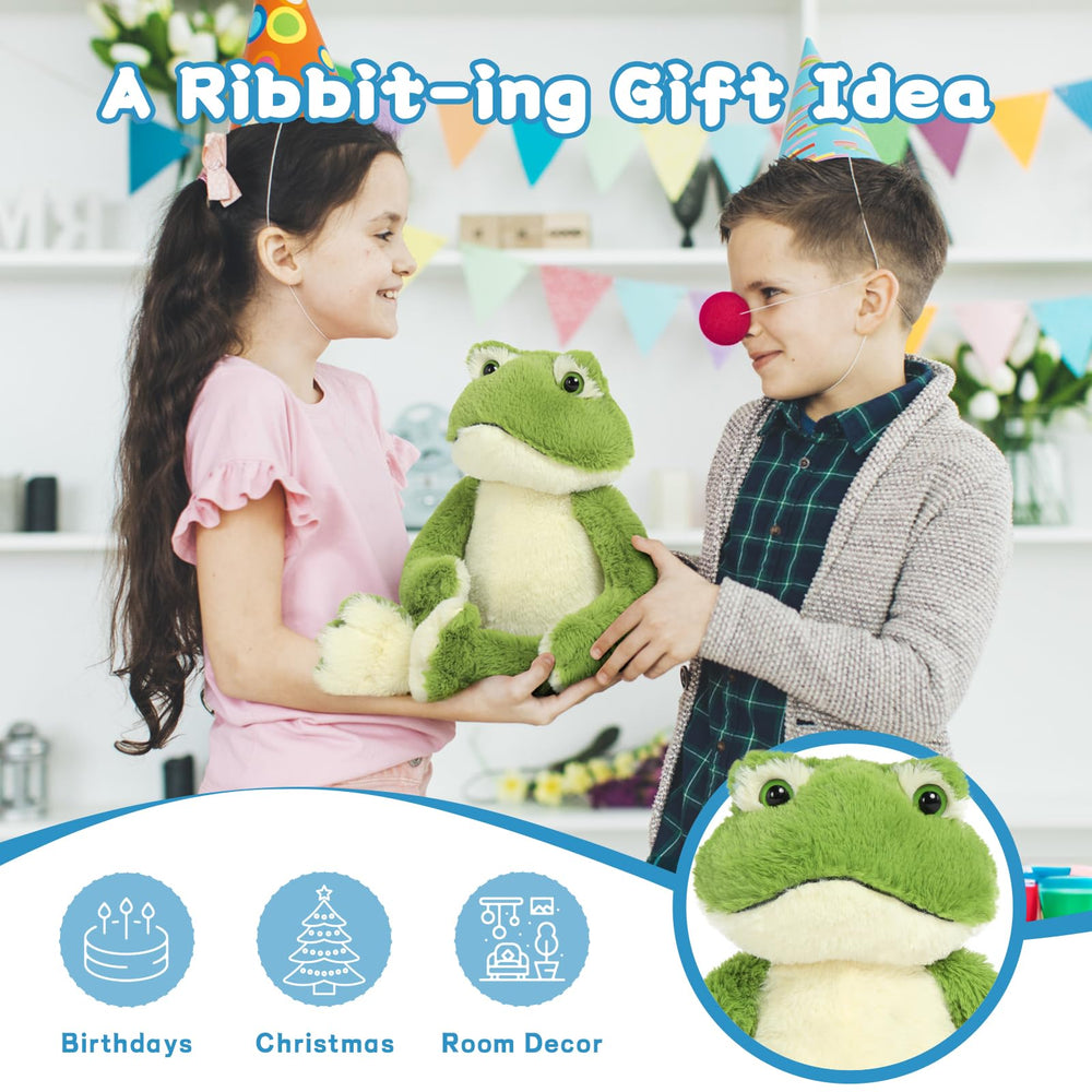 Muiteiur frog plush gift ready for birthdays and celebrations
