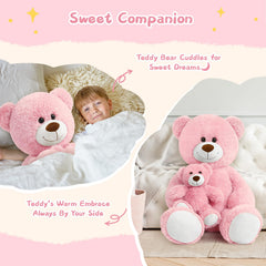 Muiteiur giant teddy back zipper for adjustable stuffing and personalized cuddle weight.