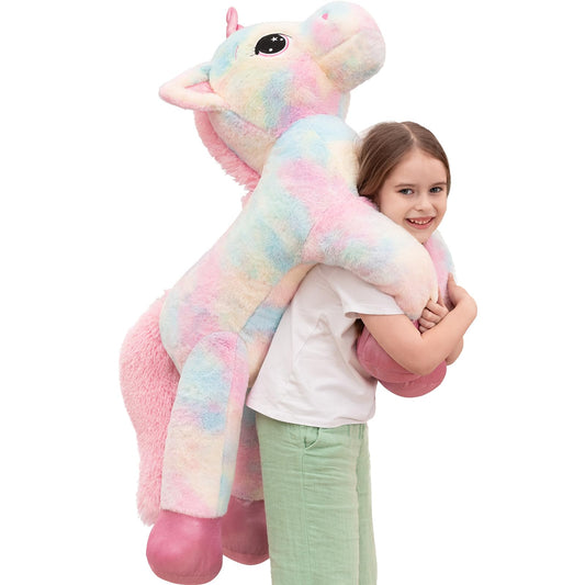Muiteiur giant unicorn plush 43-4 inch for cozy cuddles and room decor.