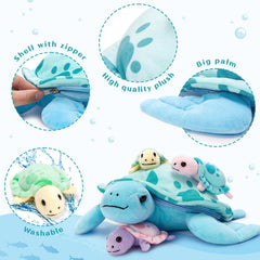 Muiteiur sea turtle baby 1 colorful design promotes color recognition