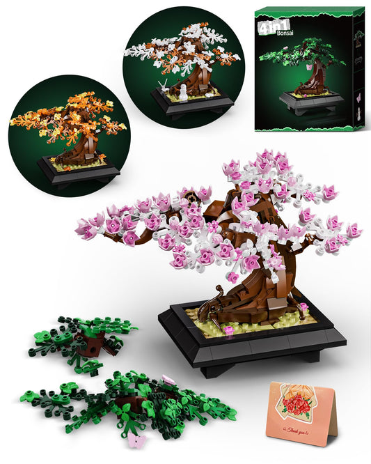 Muiurple 4-in-1 bonsai parts close-up highlighting sturdy build for long-term display.