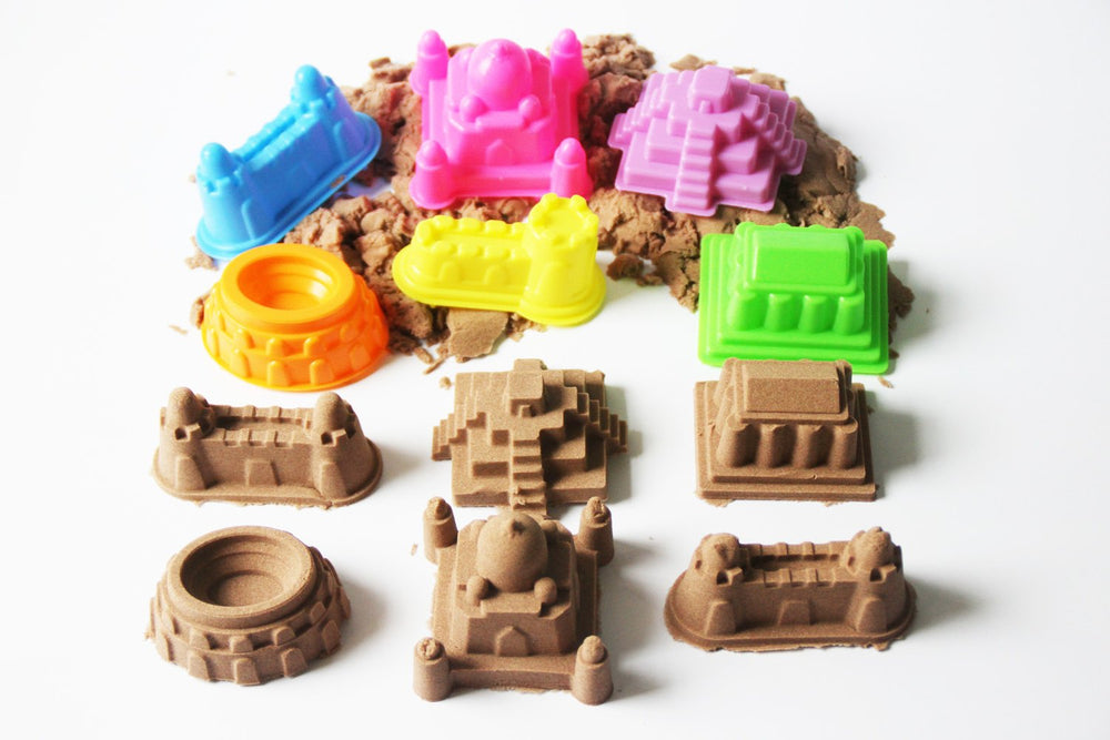 MUKOOL sand molding tools animal forms for playful wildlife sculptures in sand