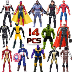 MUKSSE Ironman figure with articulated joints for dynamic play and display.
