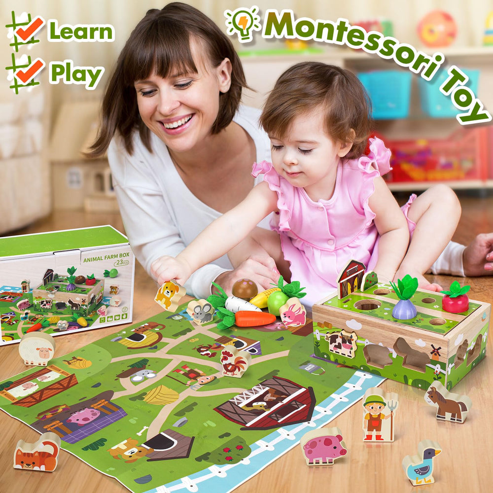 MuMua animal figures for sorting and pretend play