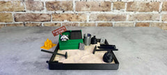 MunnyGrubbers Dumpster Fire Zen Garden large 7x7 surface supports creative layouts.
