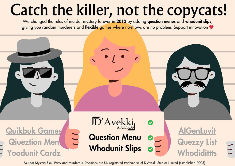 Murder at The Pizzeria ready-to-play: immersive dinner party mystery for groups