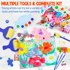 MuseLuxe finger paint paper sheets for pre-k doodling and storytelling art