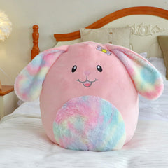 Mushymallow bunny larger pillow ideal for bedrooms as a giant comfort pillow.