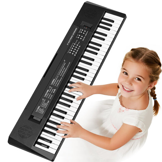 MusicForset 61-keys kids piano keyboard for beginner practice.