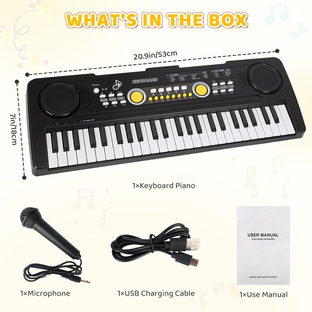 MusicForset Easy Controls Toy Piano—simple setup for toddlers.