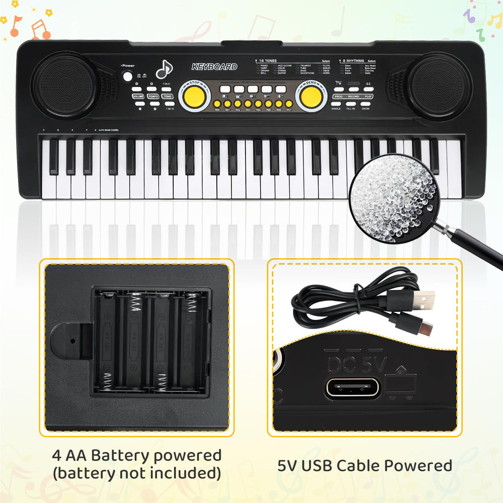 MusicForset Record Playback—save kids melodies to replay later.