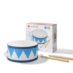 MUSICUBE educational toy setup image suggests creative rhythm patterns for toddlers.