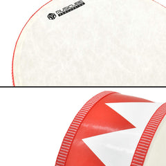 MUSICUBE adjustable strap on drum enables comfortable growing hands.
