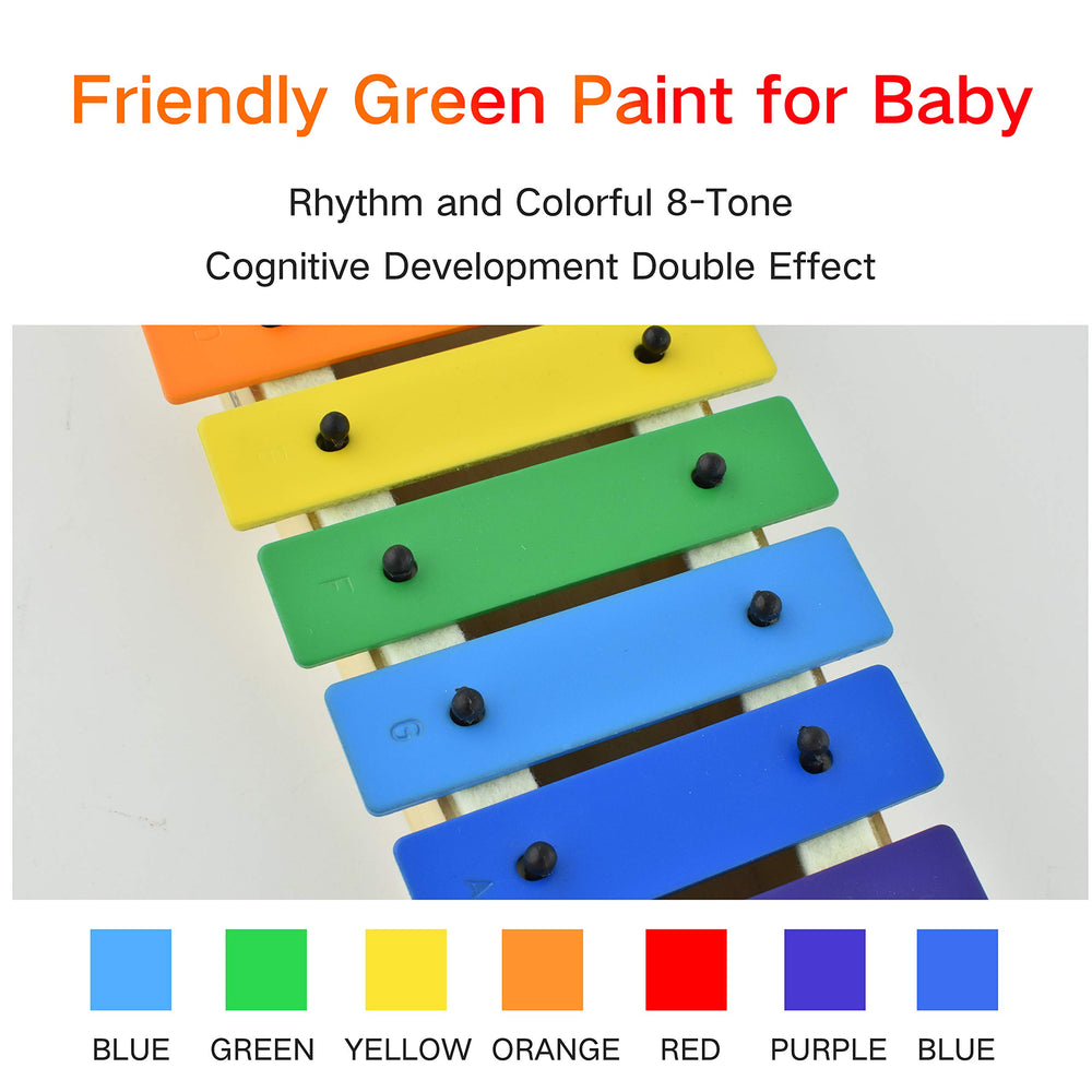 MusicCube wooden mallets shown, durable for gentle tapping