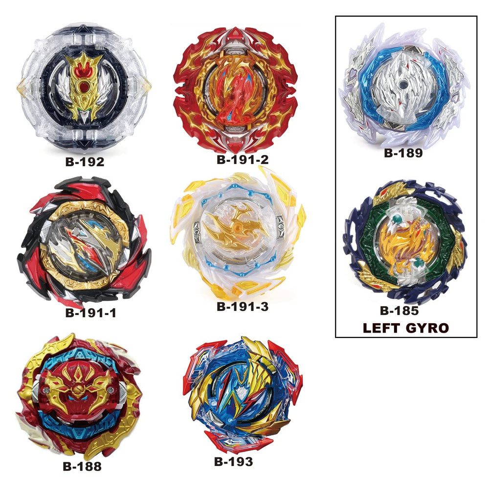 MUSTYBELT burst tops in vibrant colors spinning during play.