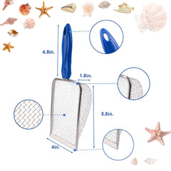 MUYIZI shark teeth sifter close up showing effective sand filtering