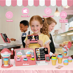 MUZREES toppings and cones tray supports colorful, organized stations