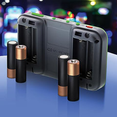 My Arcade Galaga compact ergonomic design enables comfortable extended play.