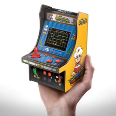 My Arcade Namco Micro Player Burgertime compact design fits desks and shelves.
