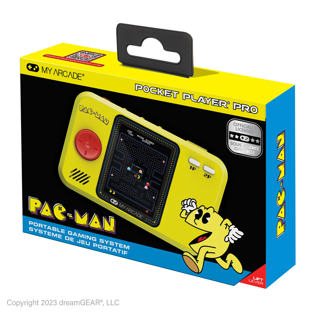 My Arcade Pac-Man Pocket Player Pro offers an officially licensed Pac-Man experience.