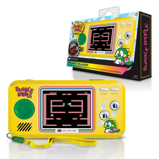 My Arcade Pocket Player front-facing speaker delivers clear retro audio.