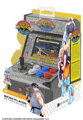 My Arcade Street Fighter 2 Micro Player power options with batteries or USB