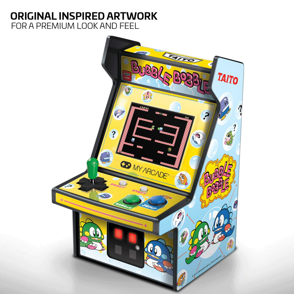 My Arcade Taito Micro Players Bubble Bobble external speaker delivers crisp arcade-style audio