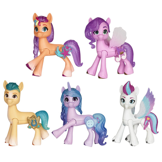 My Little Pony Mane 5 Sunny Starscout figure with poseable joints for dynamic storytelling