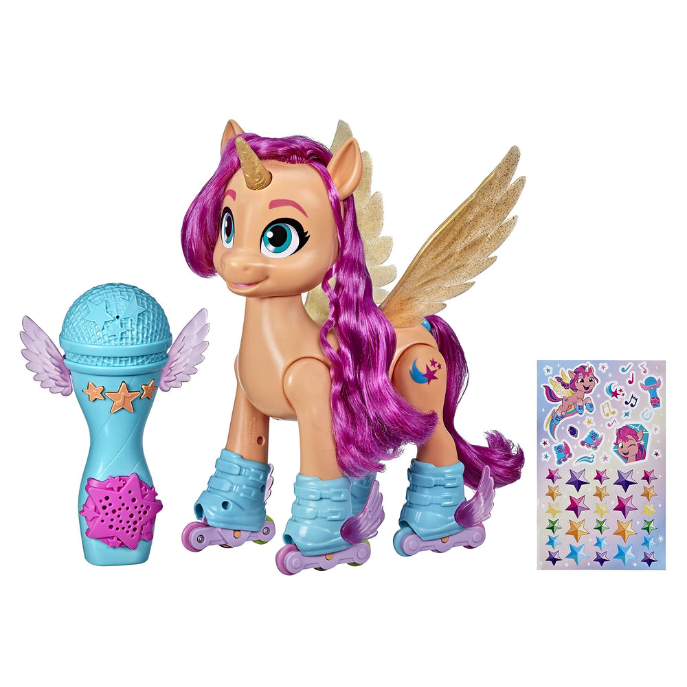 My Little Pony Sunny Starscout roller-skating figure for active imaginative play