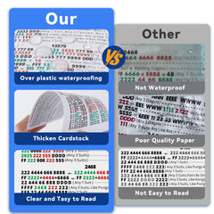 MyCasily Mahjong Cards 2025 large print design improves legibility during play.